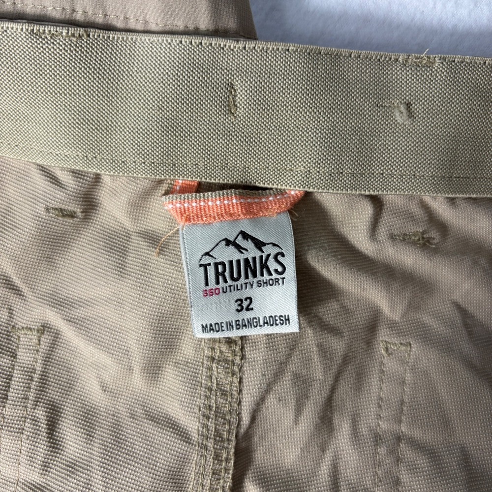 TRUNKS Surf & Swim Co. 360 Utility Hybrid Shorts - Khaki Tan (Size 32) - Picture 4 of 9